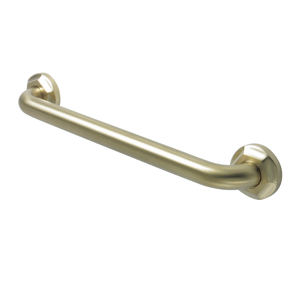 Kingston Brass DR714167 Metropolitan 16" Grab Bar, 1-1/4" Diameter, Brushed Brass - BNGBath