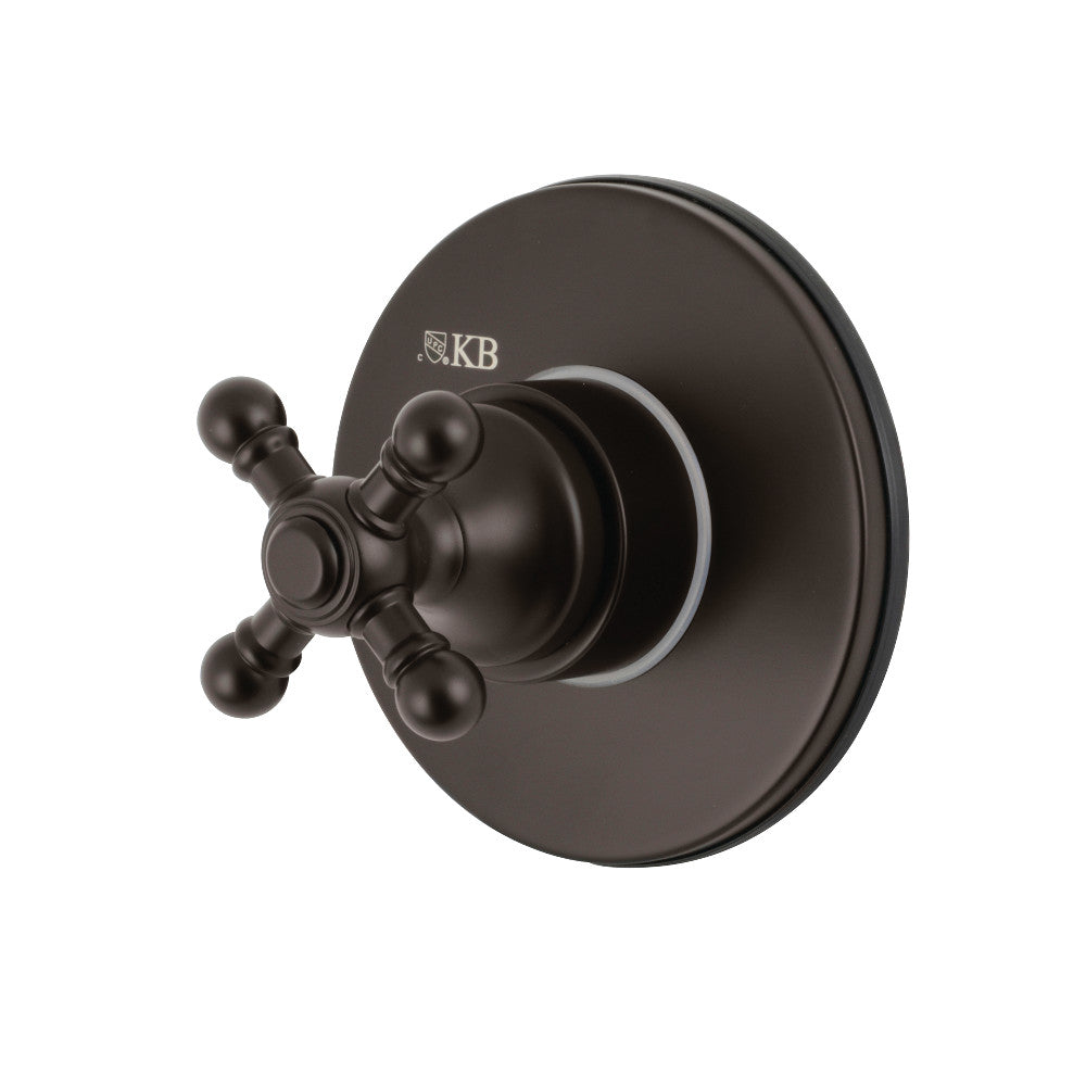 Kingston Brass KS3035BX 3-Way Diverter Valve with Trim Kit, Oil Rubbed Bronze - BNGBath