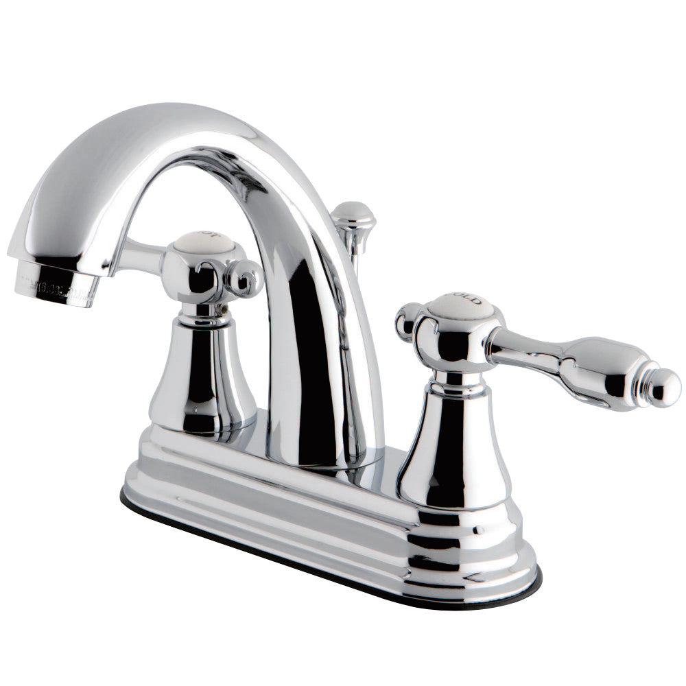 Kingston Brass KS7611TAL 4 in. Centerset Bathroom Faucet, Polished Chrome - BNGBath