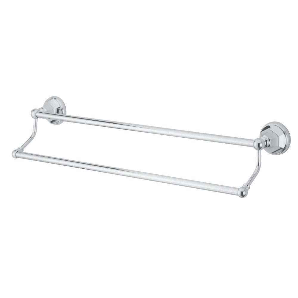 Kingston Brass BA4813C Metropolitan 24-Inch Dual Towel Bar, Polished Chrome - BNGBath