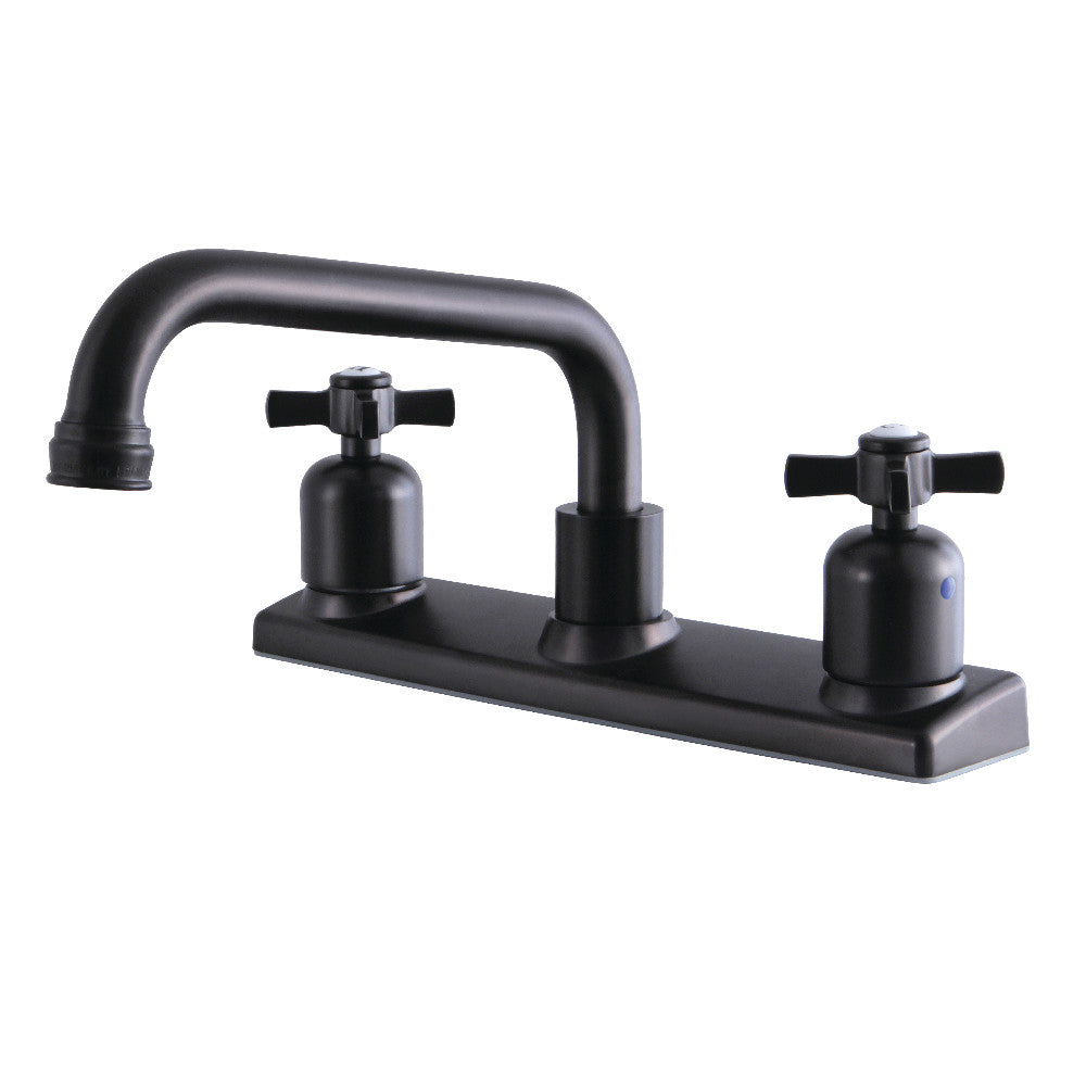 Kingston Brass FB2135ZX Millennium 8-Inch Centerset Kitchen Faucet, Oil Rubbed Bronze - BNGBath