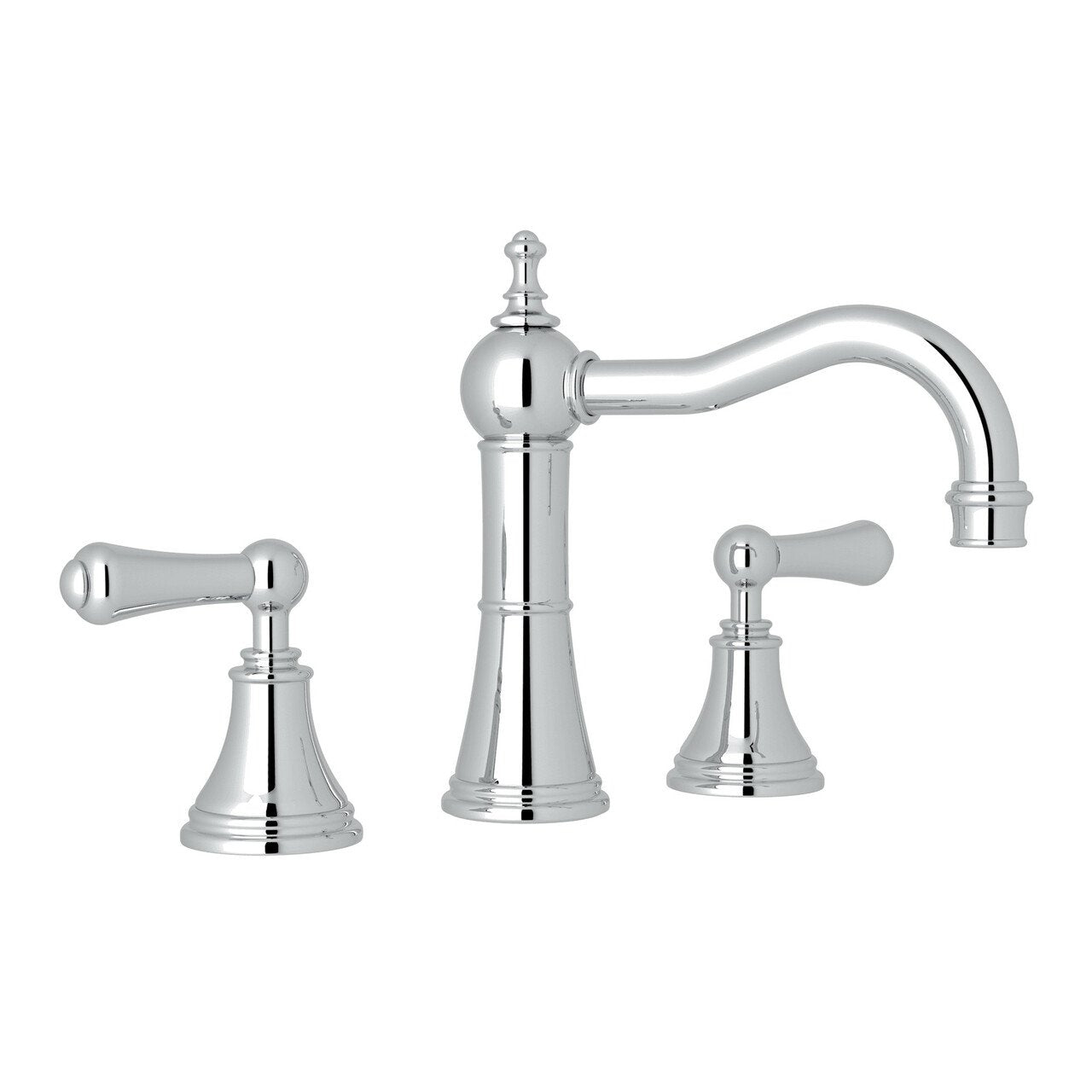 Perrin & Rowe Georgian Era Column Spout Widespread Faucet - BNGBath