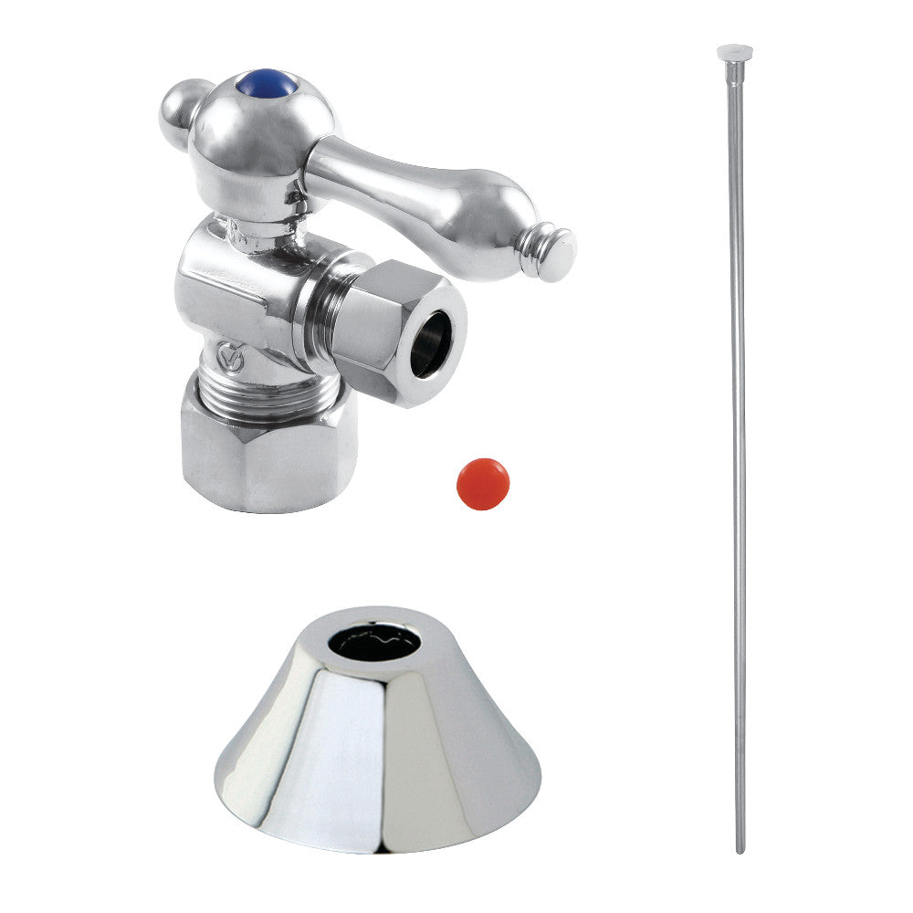 Kingston Brass CC53301TKF20 Traditional Plumbing Toilet Trim Kit, Polished Chrome - BNGBath