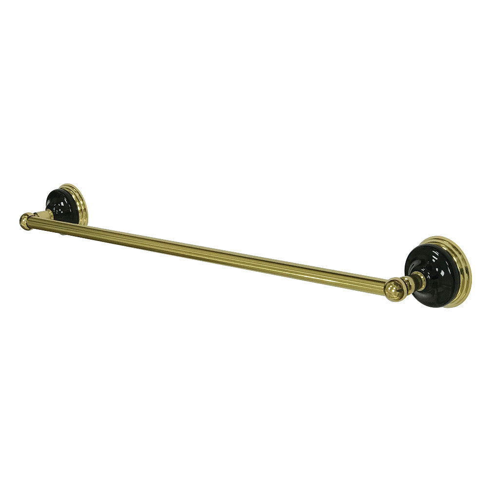 Kingston Brass BA9111PB Water Onyx 24 in. Towel Bar, Polished Brass - BNGBath