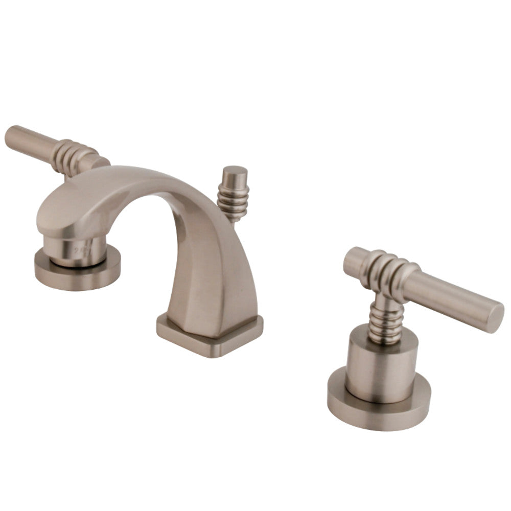 Kingston Brass KS4948ML Claremont Widespread Bathroom Faucet, Brushed Nickel - BNGBath