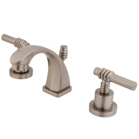 Thumbnail for Kingston Brass KS4948ML Claremont Widespread Bathroom Faucet, Brushed Nickel - BNGBath