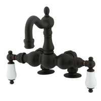 Thumbnail for Kingston Brass CC1093T5 Vintage 3-3/8-Inch Deck Mount Tub Faucet, Oil Rubbed Bronze - BNGBath