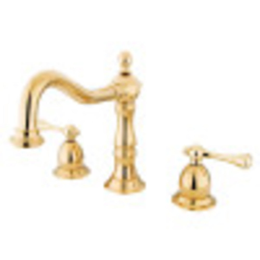 Kingston Brass KS1972BL 8 in. Widespread Bathroom Faucet, Polished Brass - BNGBath