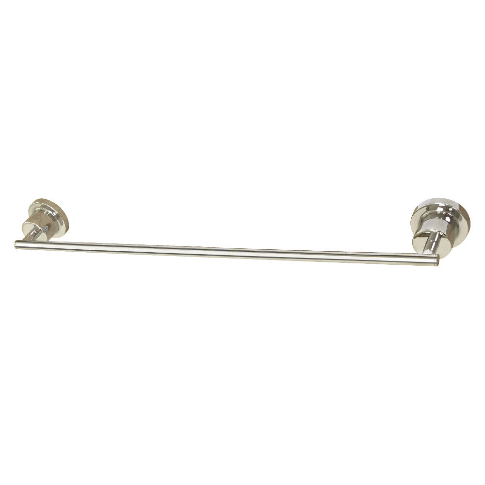 Kingston Brass BAH8211PN Concord 24-Inch Single Towel Bar, Polished Nickel - BNGBath