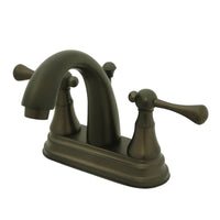 Thumbnail for Kingston Brass KS7615BL 4 in. Centerset Bathroom Faucet, Oil Rubbed Bronze - BNGBath