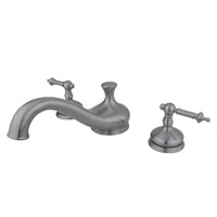 Thumbnail for Kingston Brass KS3338TL Tuscany Roman Tub Faucet, Brushed Nickel - BNGBath