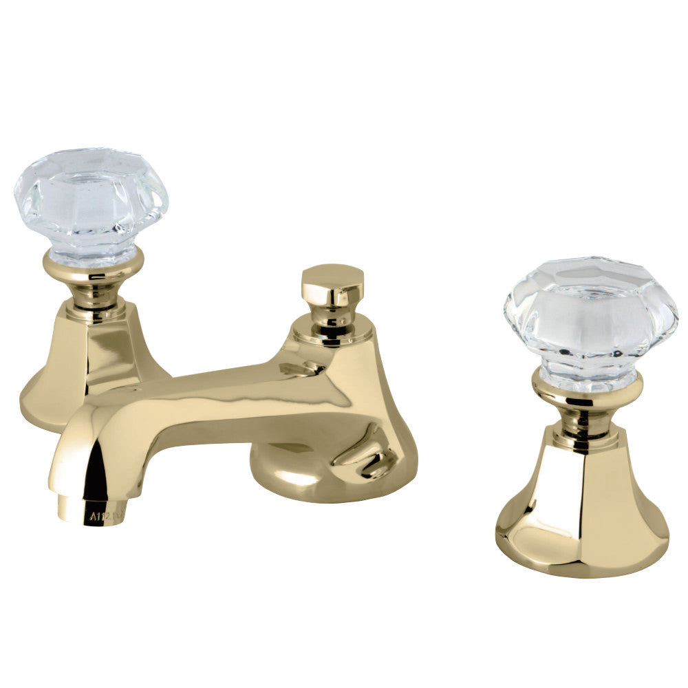 Kingston Brass KS4462WCL 8 in. Widespread Bathroom Faucet, Polished Brass - BNGBath