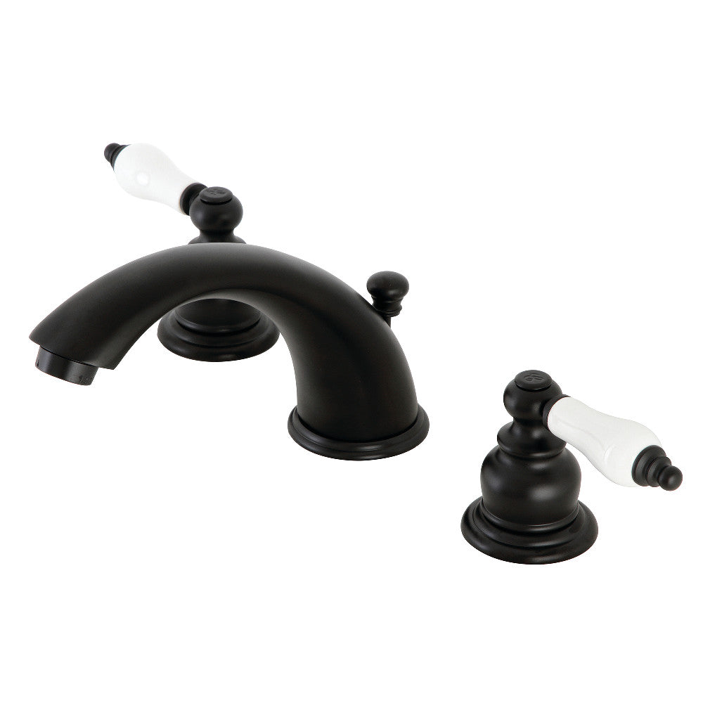 Kingston Brass KB960PL Magellan Widespread Bathroom Faucet, Matte Black - BNGBath