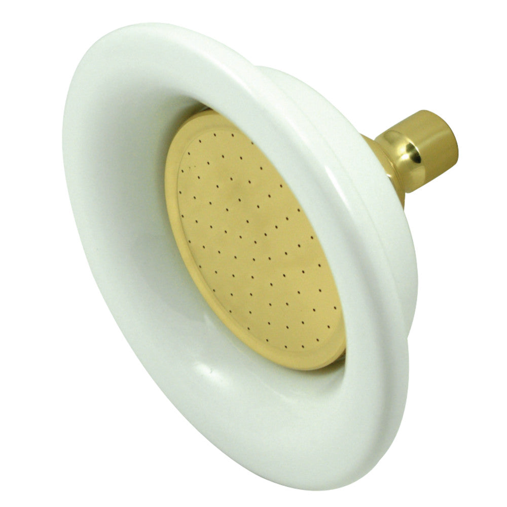 Kingston Brass P60PB Victorian Ceramic Shower Head, Polished Brass - BNGBath