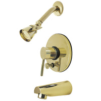 Thumbnail for Kingston Brass KB86920DL Concord Tub & Shower Faucet, Polished Brass - BNGBath