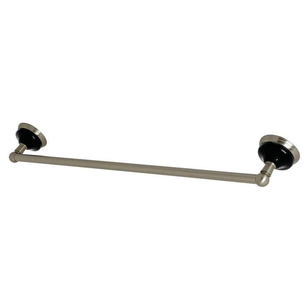 Kingston Brass BA9111BN Water Onyx 24 in. Towel Bar, Brushed Nickel - BNGBath