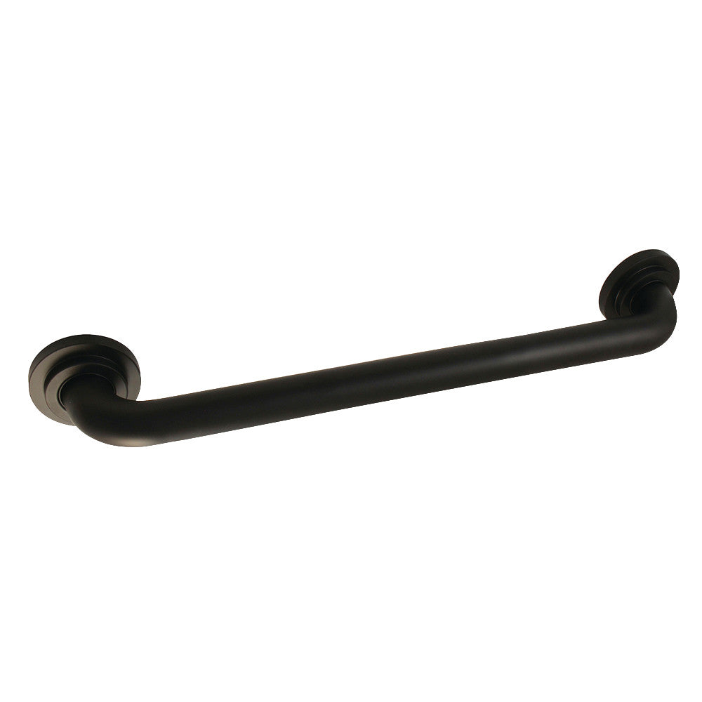 Kingston Brass DR414180 Manhattan 18-Inch X 1-1/4-Inch OD Decorative Grab Bar, Matte Black - BNGBath