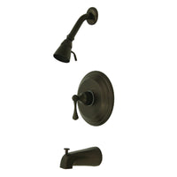 Thumbnail for Kingston Brass KB2635BL Tub and Shower Faucet, Oil Rubbed Bronze - BNGBath