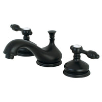 Thumbnail for Kingston Brass KS1160TAL 8 in. Widespread Bathroom Faucet, Matte Black - BNGBath