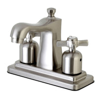 Thumbnail for Kingston Brass FB4648ZX 4 in. Centerset Bathroom Faucet, Brushed Nickel - BNGBath