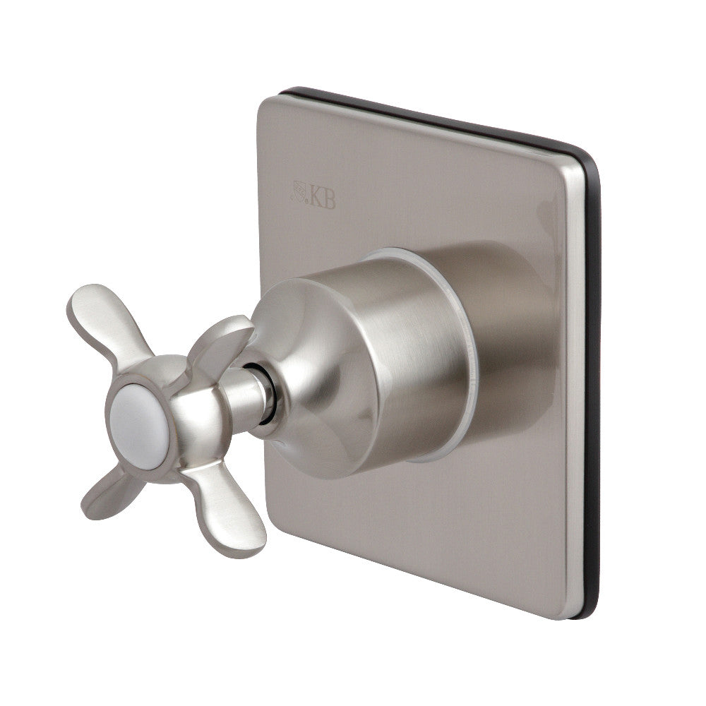 Kingston Brass KS3048BEX 3-Way Diverter Valve with Trim Kit, Brushed Nickel - BNGBath