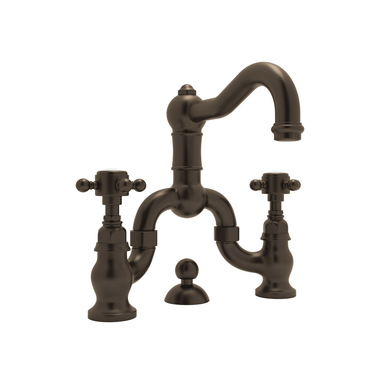 ROHL Acqui Deck Mount Bridge Bathroom Faucet - BNGBath