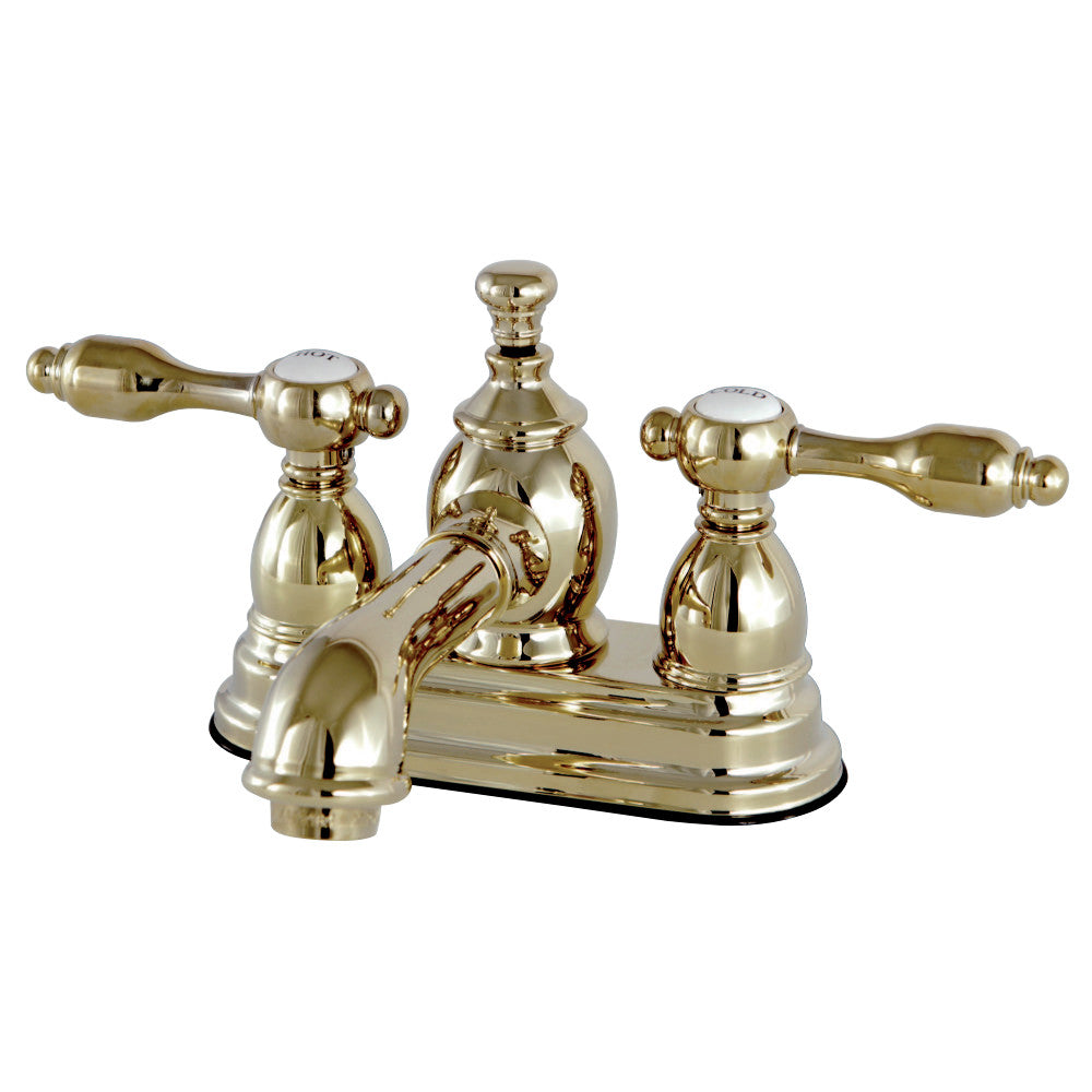 Kingston Brass KS7002TAL 4 in. Centerset Bathroom Faucet, Polished Brass - BNGBath