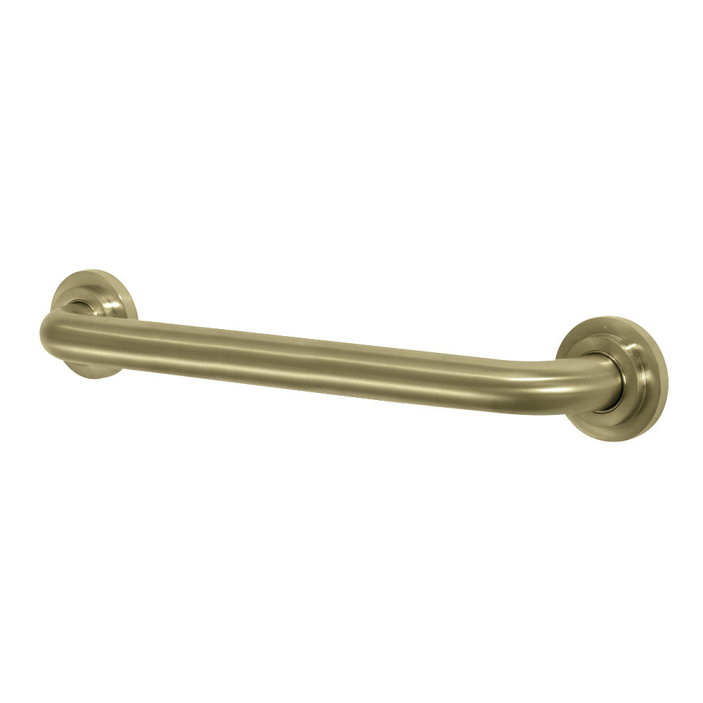 Kingston Brass DR414187 Manhattan 18-Inch X 1-1/4-Inch OD Decorative Grab Bar, Brushed Brass - BNGBath