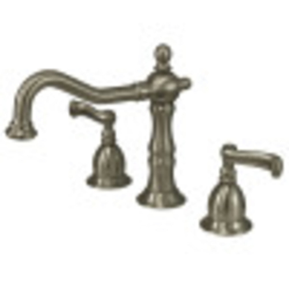 Kingston Brass KS1978FL 8 in. Widespread Bathroom Faucet, Brushed Nickel - BNGBath