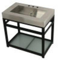 Thumbnail for Kingston 37x22x35 Commercial Console Vanity Sink w/Base - BNGBath