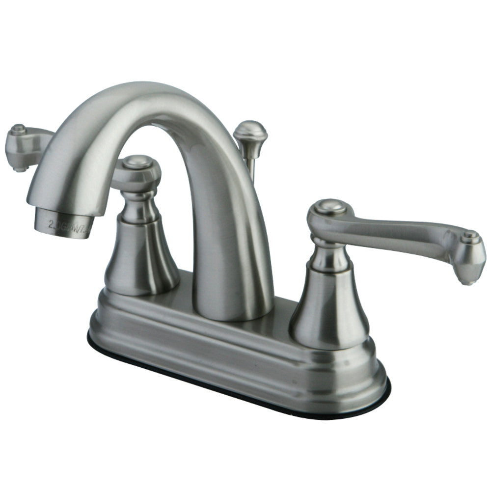 Kingston Brass KS7618FL 4 in. Centerset Bathroom Faucet, Brushed Nickel - BNGBath