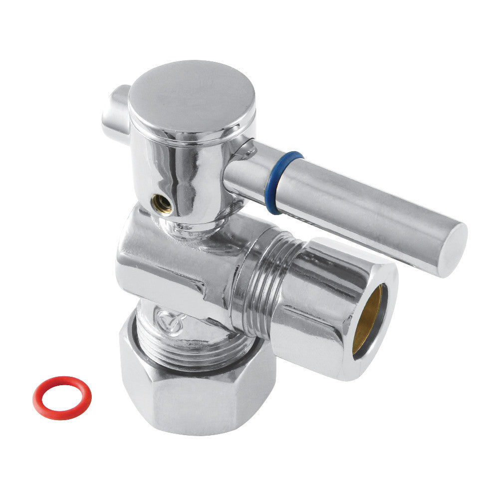 Kingston Brass CC54401DL 5/8" OD Comp X 1/2" OD Comp Angle Stop Valve, Polished Chrome - BNGBath