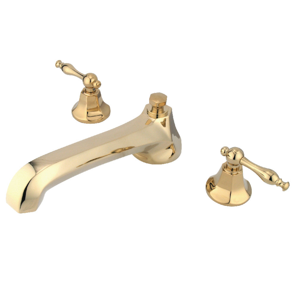 Kingston Brass KS4302NL Metropolitan Roman Tub Faucet, Polished Brass - BNGBath