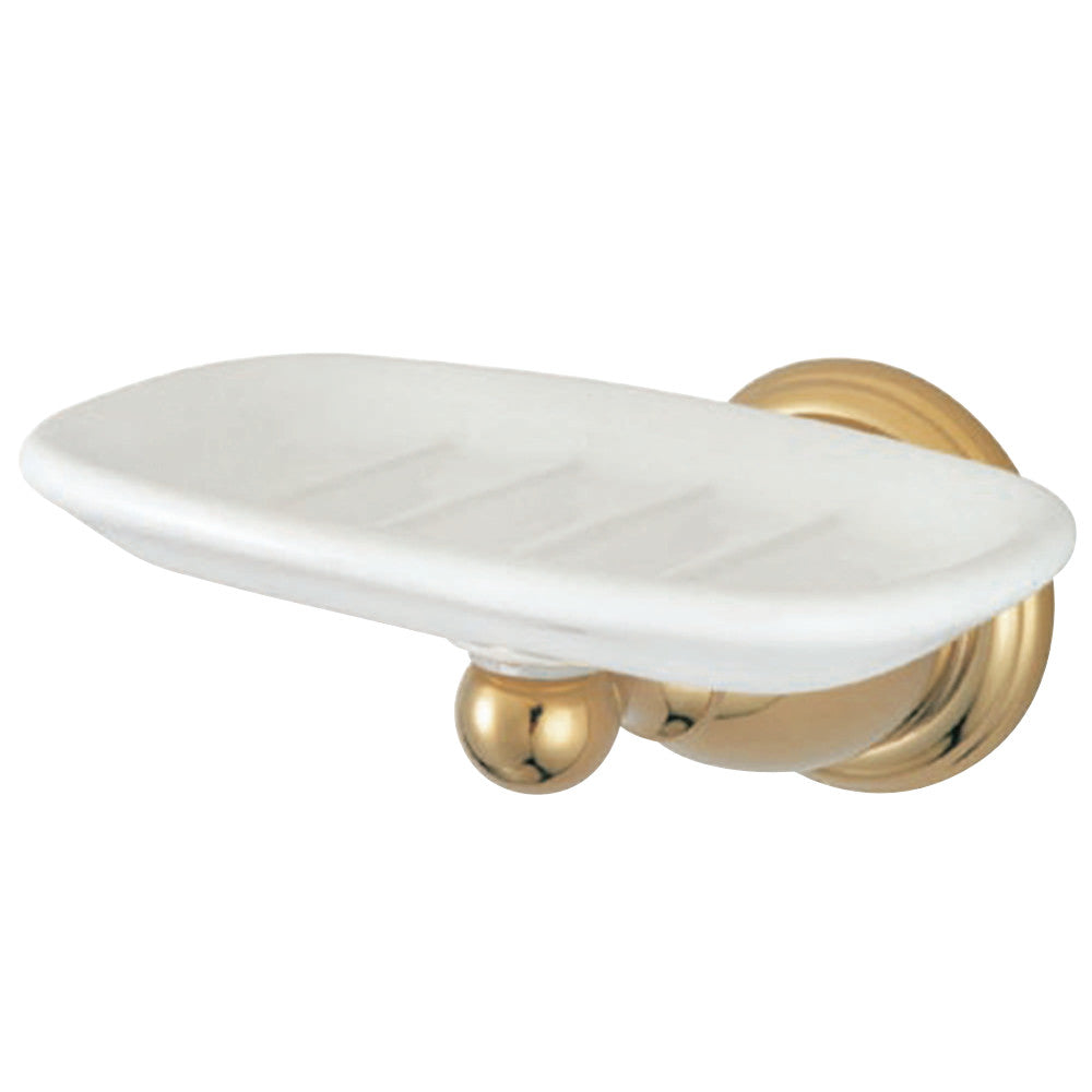 Kingston Brass BA1755PB Heritage Wall-Mount Soap Dish, Polished Brass - BNGBath