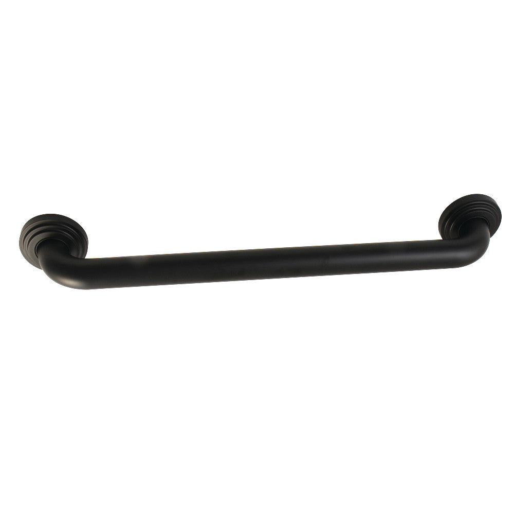 Kingston Brass DR214180 Milano 18-Inch X 1-1/4-Inch OD Decorative Grab Bar, Matte Black - BNGBath