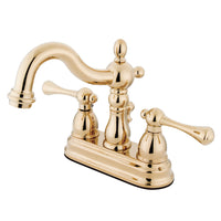 Thumbnail for Kingston Brass KB1602BL 4 in. Centerset Bathroom Faucet, Polished Brass - BNGBath