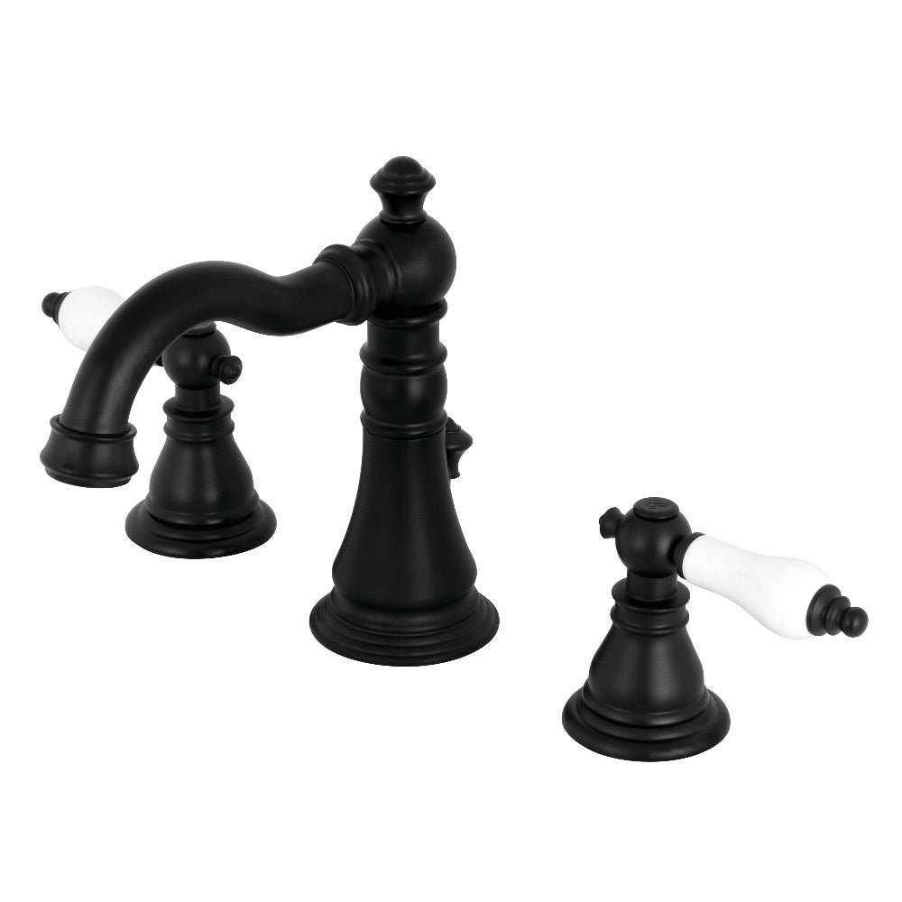 Fauceture FSC1970APL American Patriot Widespread Bathroom Faucet, Matte Black - BNGBath