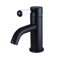 Thumbnail for Fauceture LS8220DPL Paris Single-Handle Bathroom Faucet with Push Pop-Up, Matte Black - BNGBath