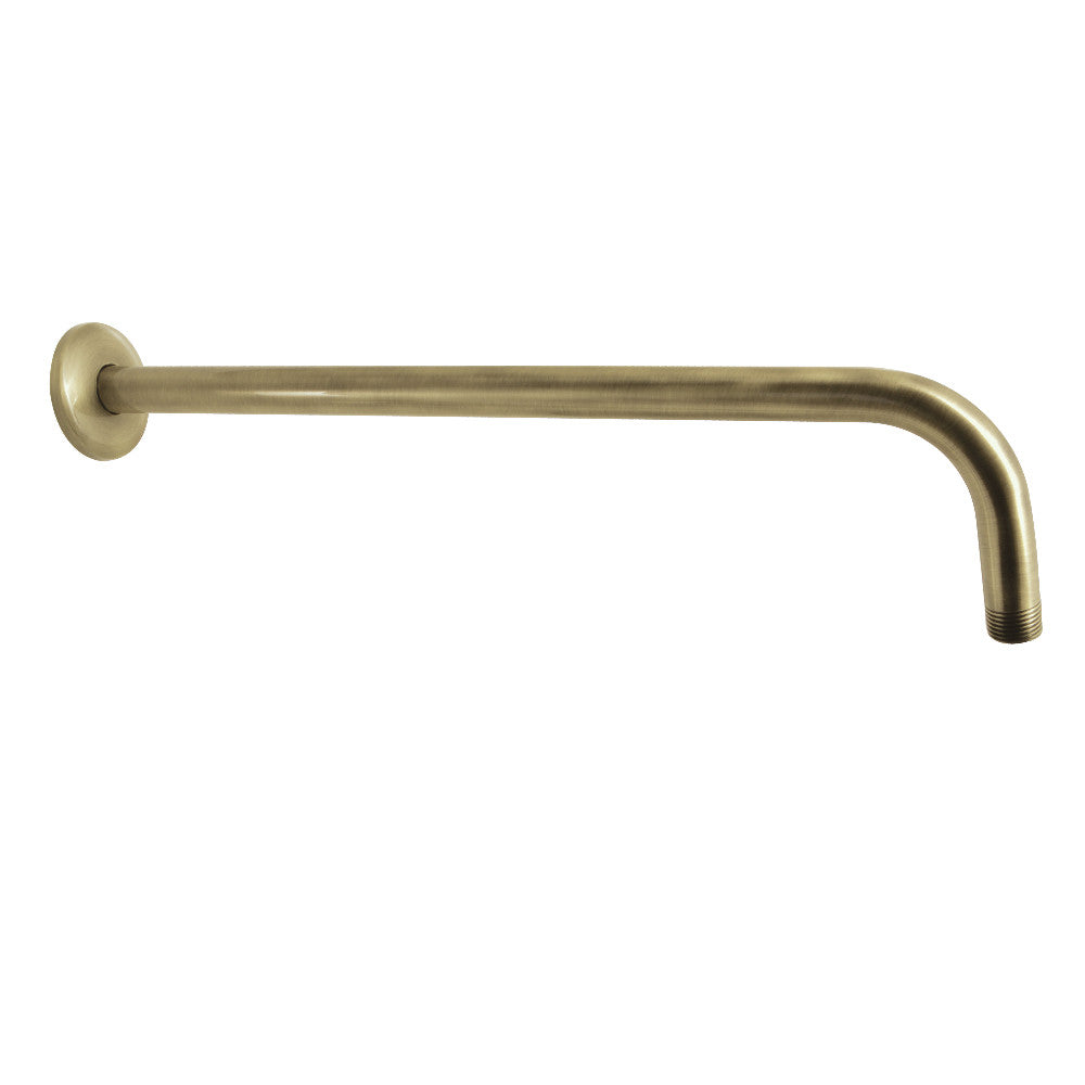 Kingston Brass K117A3 Claremont 17" Rain Drop Shower Arm, Antique Brass - BNGBath