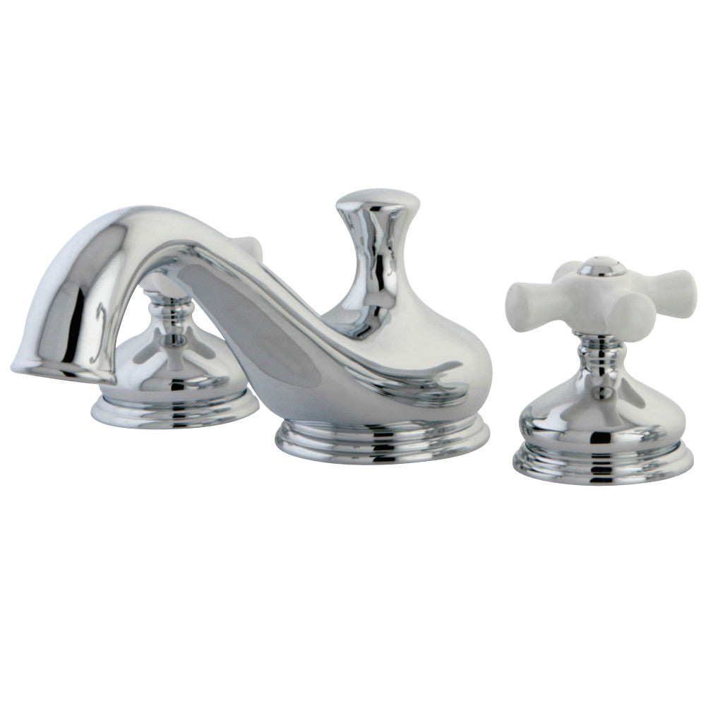 Kingston Brass KS3331PX Heritage Roman Tub Faucet, Polished Chrome - BNGBath