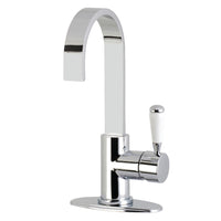 Thumbnail for Kingston Brass LS8611DPL Paris One-Handle 1-Hole Deck Mounted Bar Faucet, Polished Chrome - BNGBath