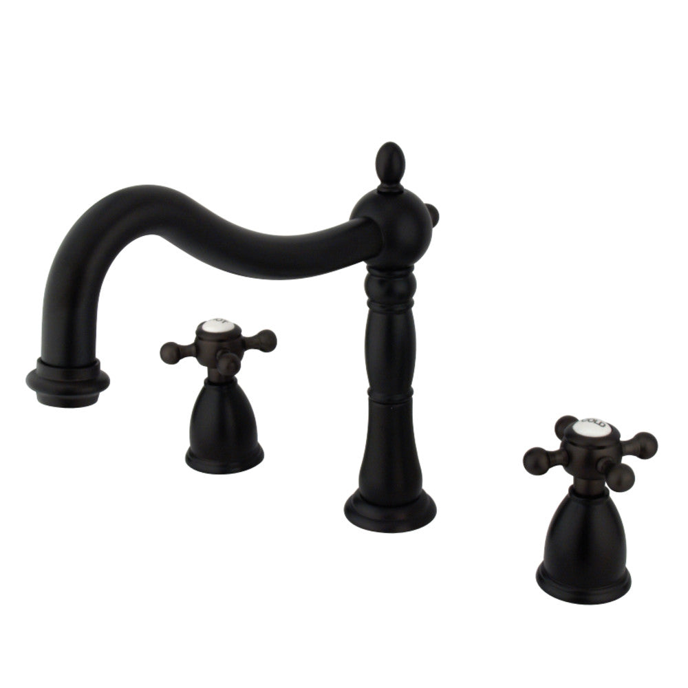 Kingston Brass KS1345BX Heritage Roman Tub Faucet, Oil Rubbed Bronze - BNGBath