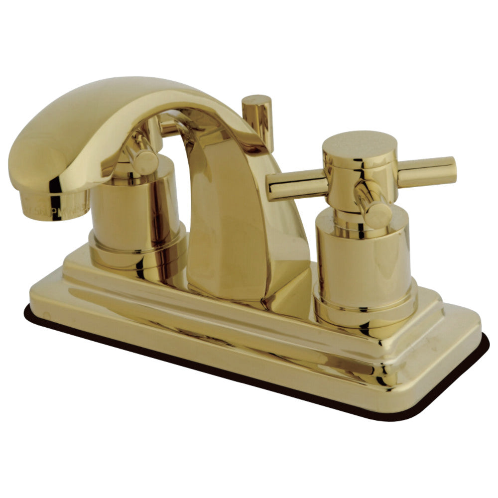 Kingston Brass KS4642DX 4 in. Centerset Bathroom Faucet, Polished Brass - BNGBath