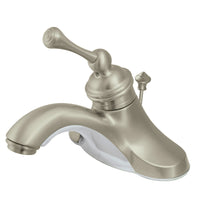 Thumbnail for Kingston Brass KB3548BL 4 in. Centerset Bathroom Faucet, Brushed Nickel - BNGBath