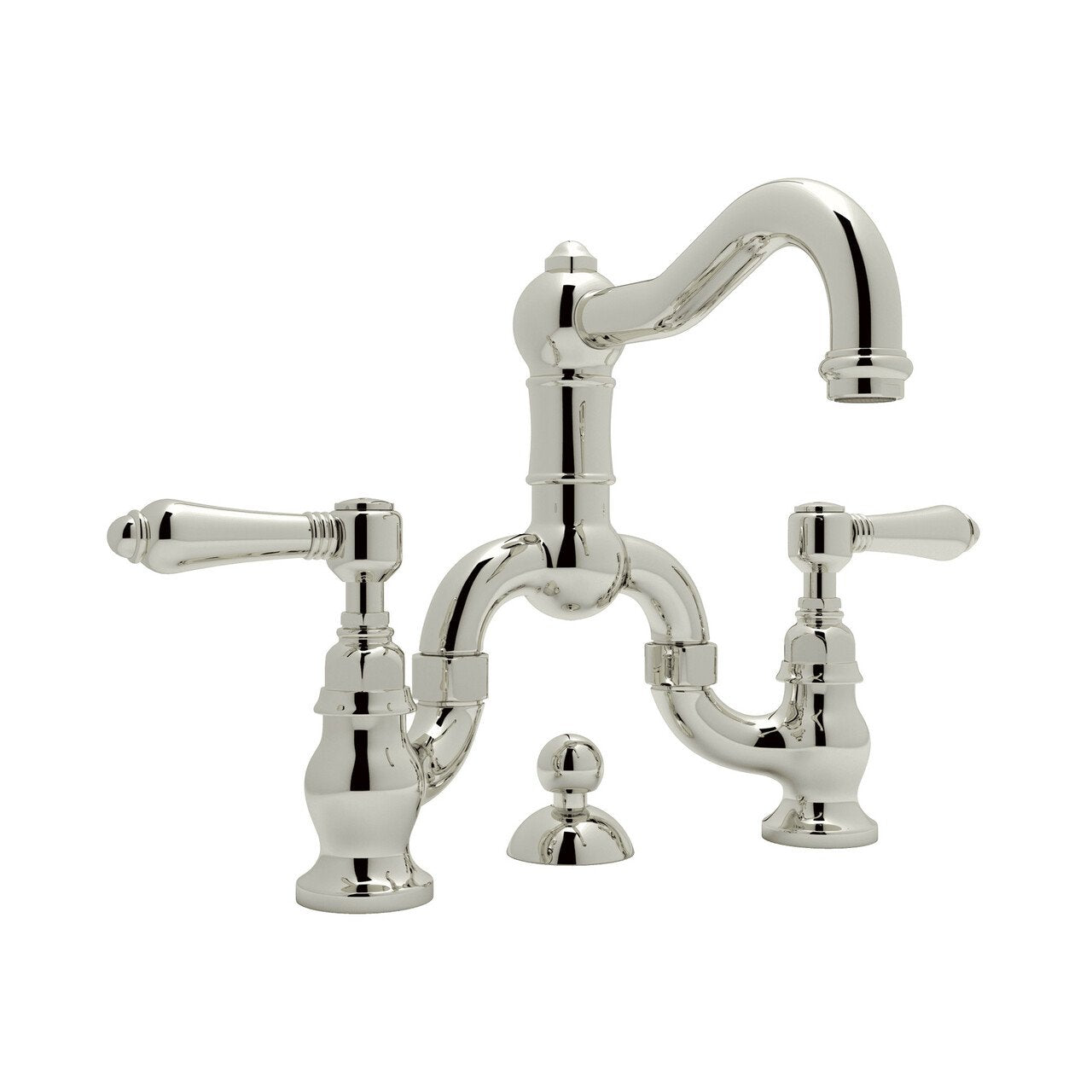 ROHL Acqui Deck Mount Bridge Bathroom Faucet - BNGBath