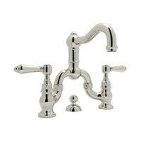 Thumbnail for ROHL Acqui Deck Mount Bridge Bathroom Faucet - BNGBath