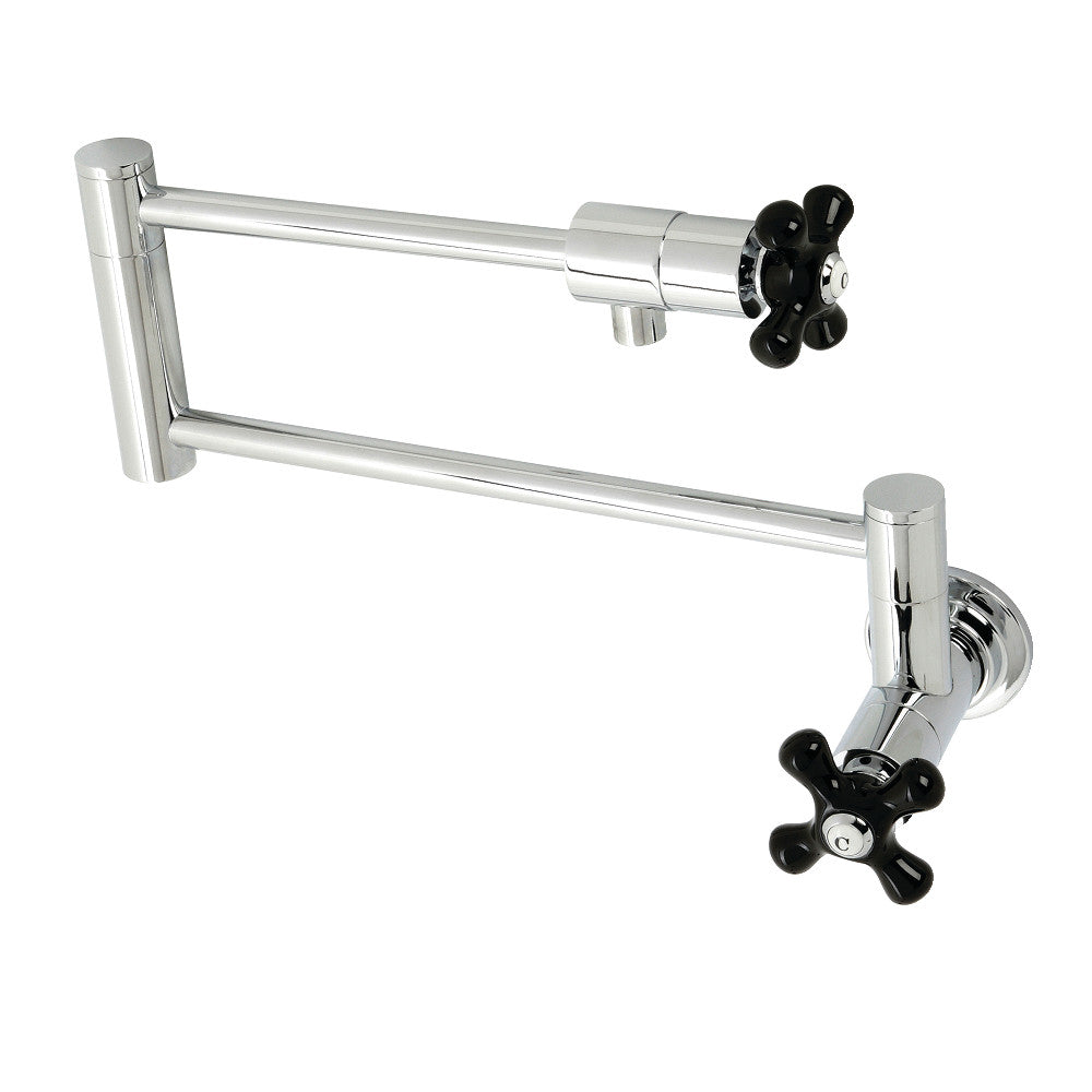 Kingston Brass KS4101PKX Duchess Wall Mount Pot Filler, Polished Chrome - BNGBath