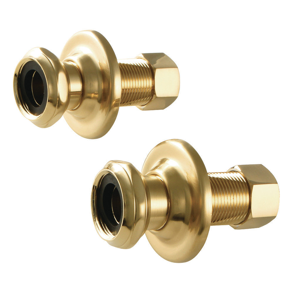 Aqua Vintage AEU4107 1-3/4" Wall Union Extension, Brushed Brass - BNGBath