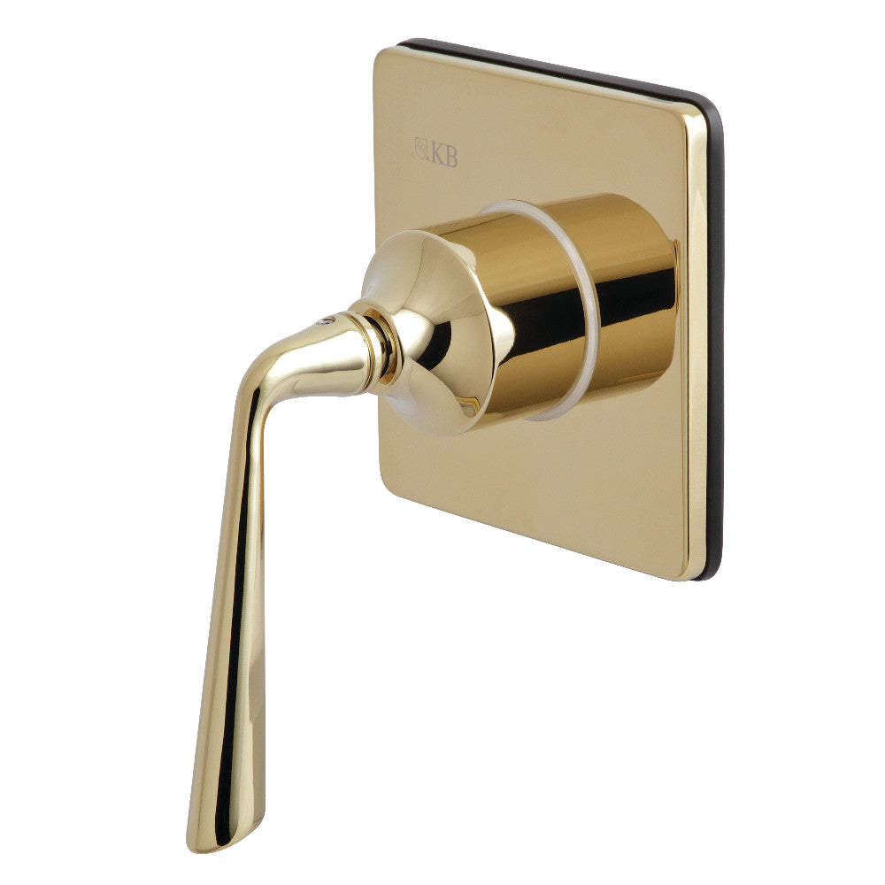 Kingston Brass KS3042ZL 3-Way Diverter Valve with Trim Kit, Polished Brass - BNGBath