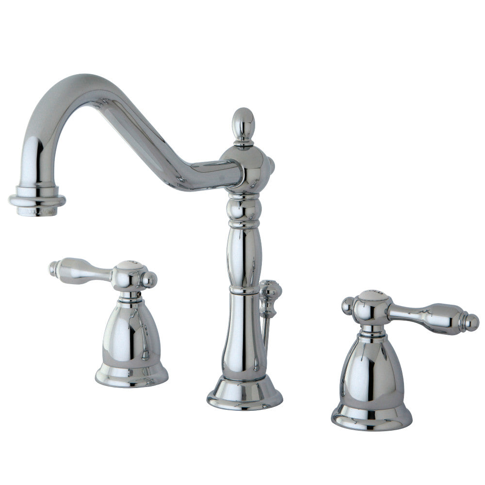 Kingston Brass KS1991TAL 8 in. Widespread Bathroom Faucet, Polished Chrome - BNGBath